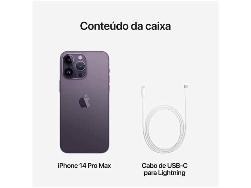 Apple iPhone 14 Pro Max 128GB Roxo-profundo 6,7” 48M - iPhone 14